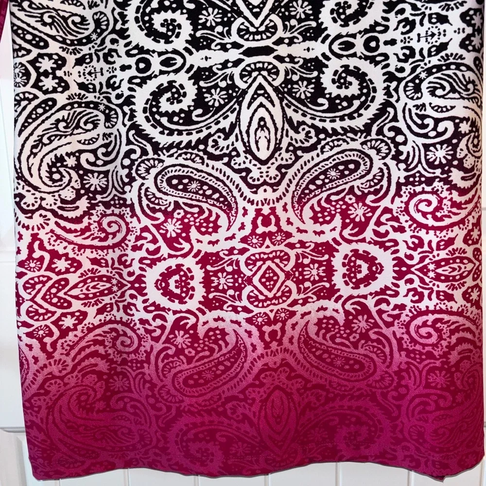 Haani Black and Pink Paisley Dress - Picture 3 of 9